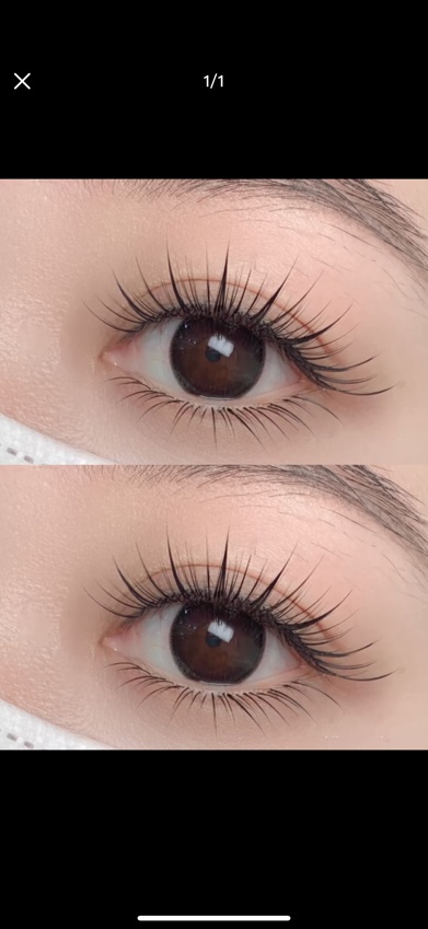 好滿意呀，睫毛植得好靚～係我想要的效果🥳