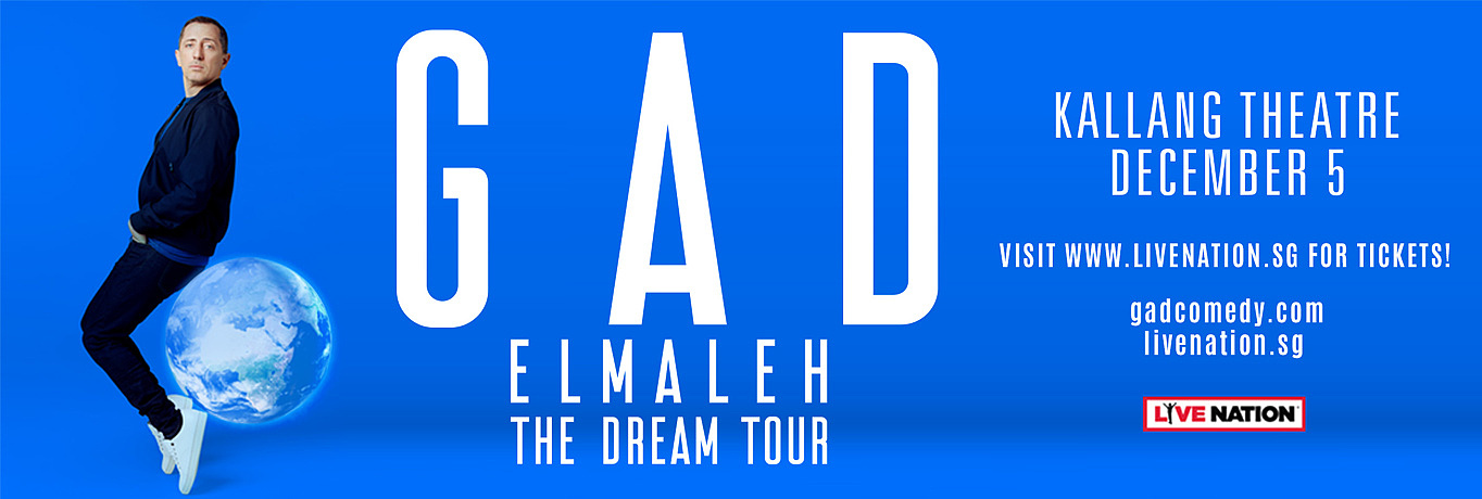 Gad Elmaleh "The Dream Tour" 棟篤笑 2018 香港站