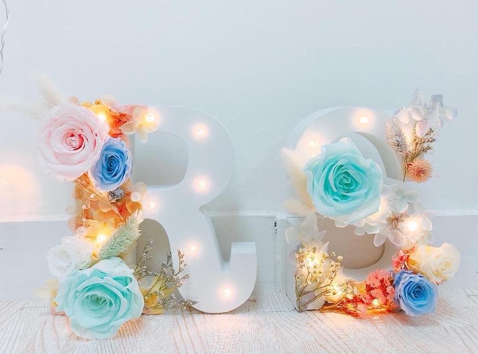 【Exclusive Offer】Flower Letter Light @ Myosotis Flower 