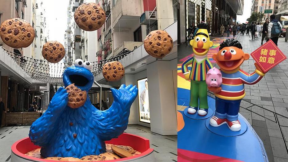 Sesame Street 50th Anniversary X CNY Mall Decoration