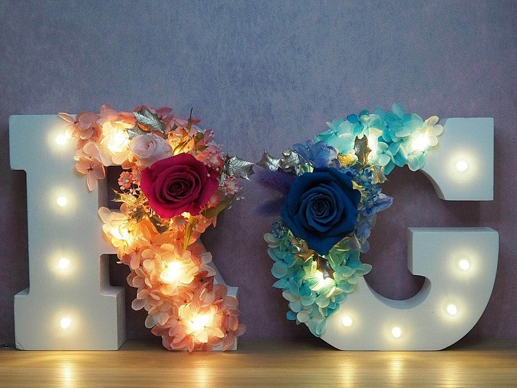 【Exclusive 20% Off】Reserved Flower Letter Lamp Workshop