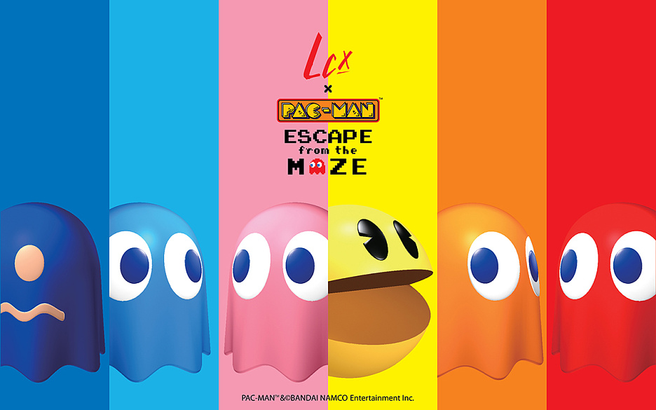 "PAC-MAN Escape from the Maze" 展覽&期間限定店