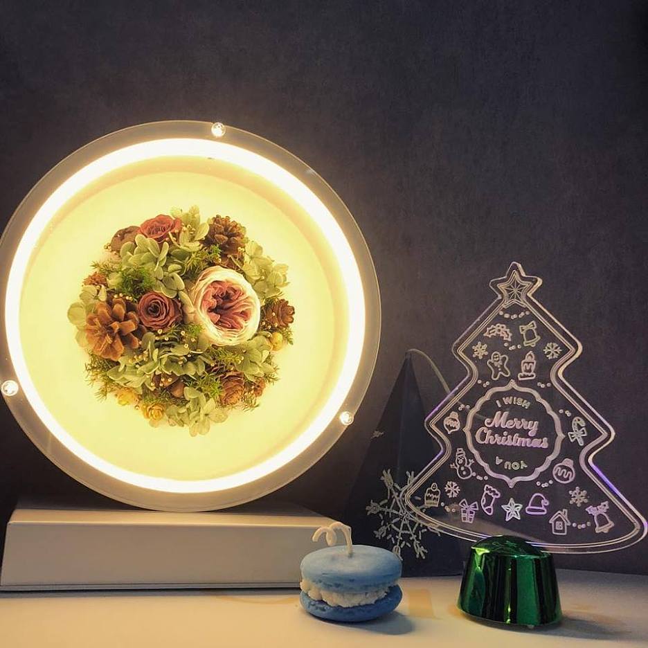 【Exclusive 20% Off】Preserved Flower Moon Lamp