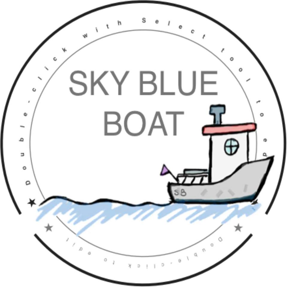 Sky Blue Boat