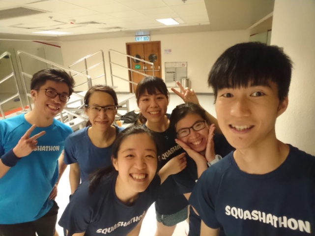 帶領球隊參加香港壁球聯賽