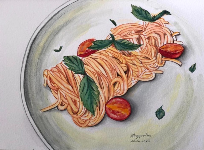 Food drawing 