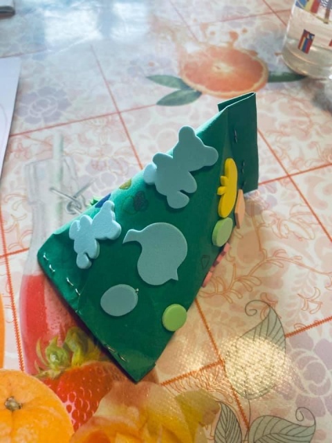 小朋友送給Miss Yanki的Rice dumpling。☺️