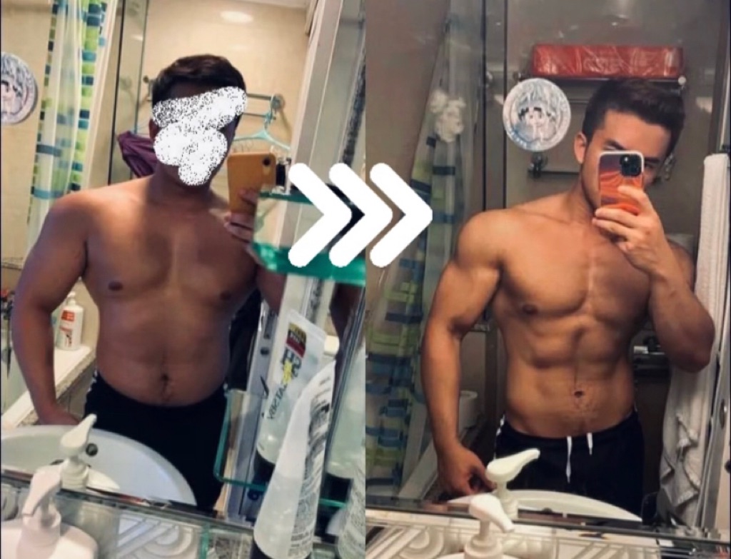 5-month transformation