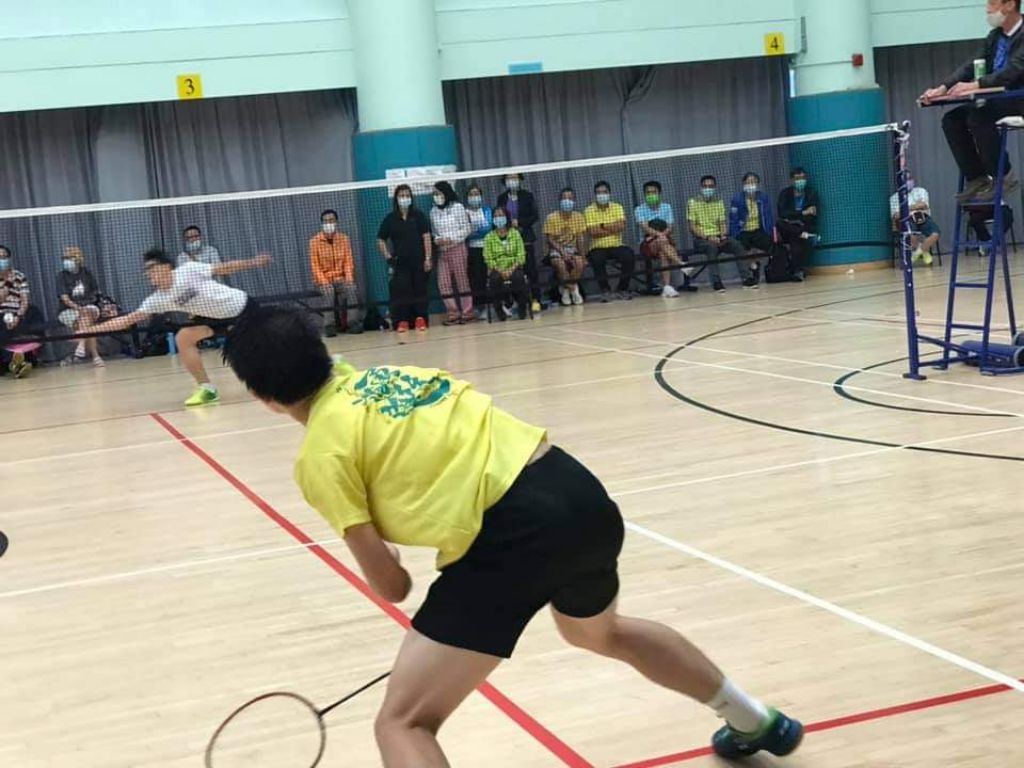 2021年香港第十七屆“敬發盃”羽毛球分齡賽男子單打公開組