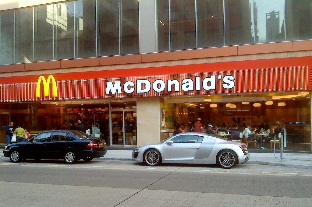 麥當勞快餐店 九龍城龍崗道