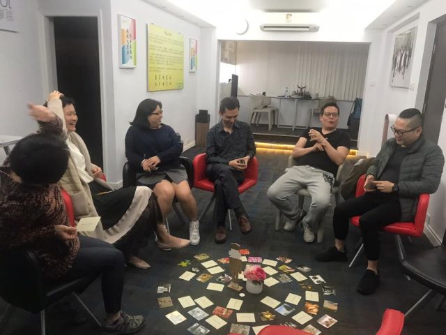 Group training for team work and yearly goal 