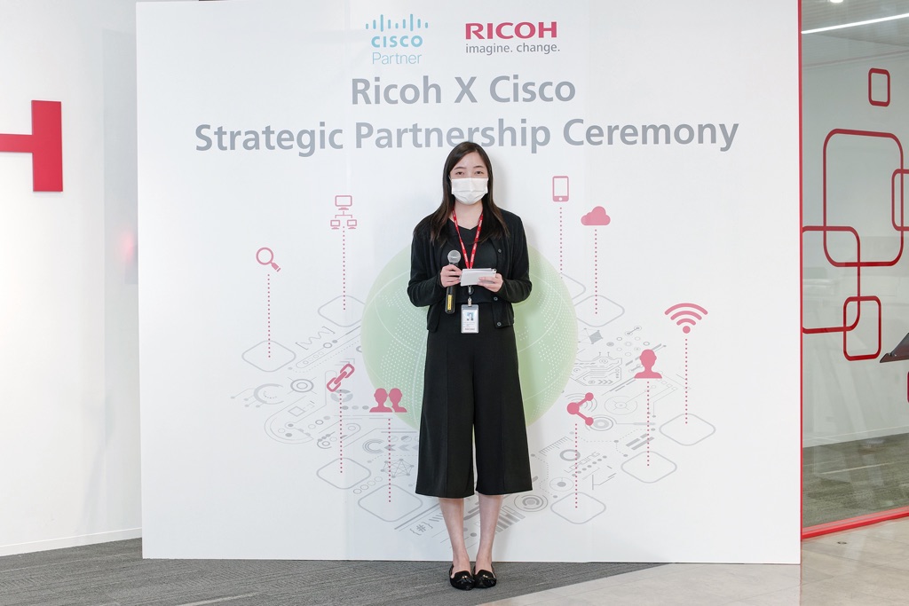 Emceed Ricoh x Cisco Strategic Partnership Ceremony