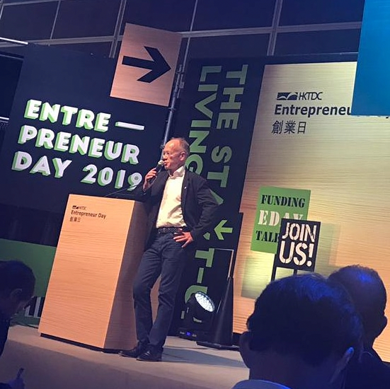 Presentation at Entrepreneur Day 2019 (HKTDC) Wanchai Convention Centre.