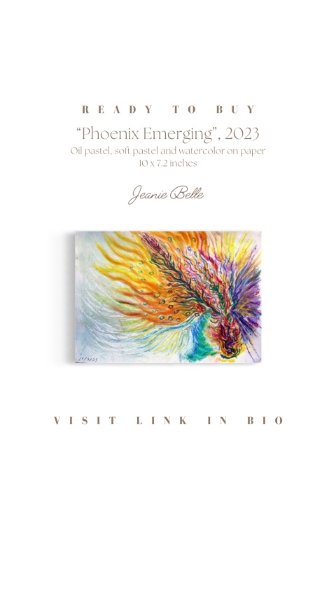 Original intuitive art piece by Jeanie Belle