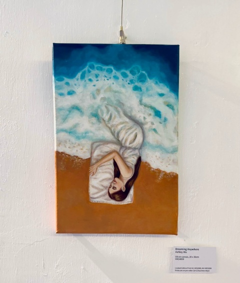 2022年於迷你中環酒店舉辦個人畫展