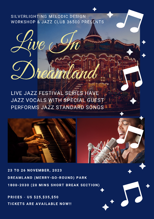 Sample Live Jazz Concert Poster Design Art Sample