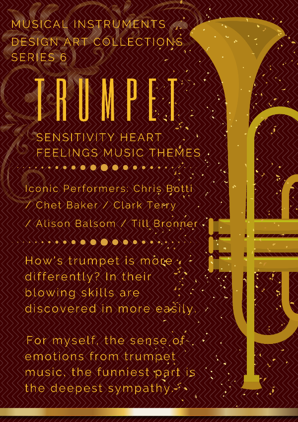 Musical instruments Design Art Series Sample (Trumpet) 
