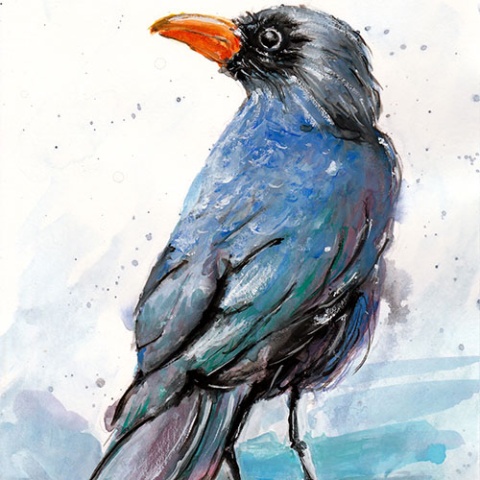 水彩動物繪/ Water-colored Animal Painting