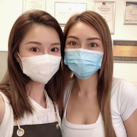 DJ model Elena 仙氣粉霧眉￼