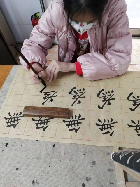 上課時的相片