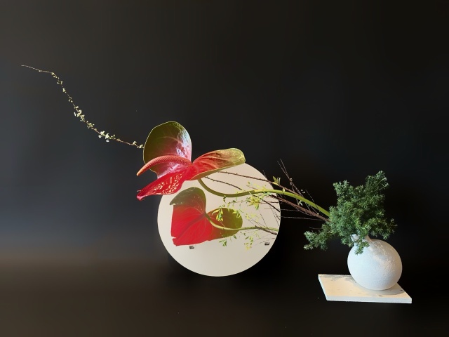 Teacher Ikebana work