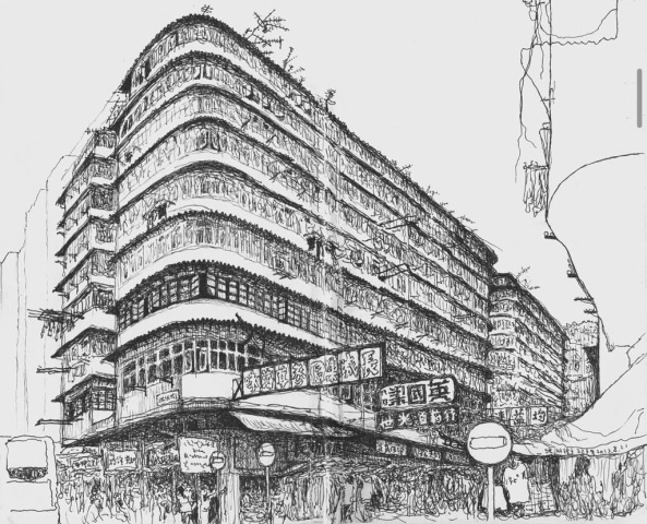林Sir風景寫生作品。