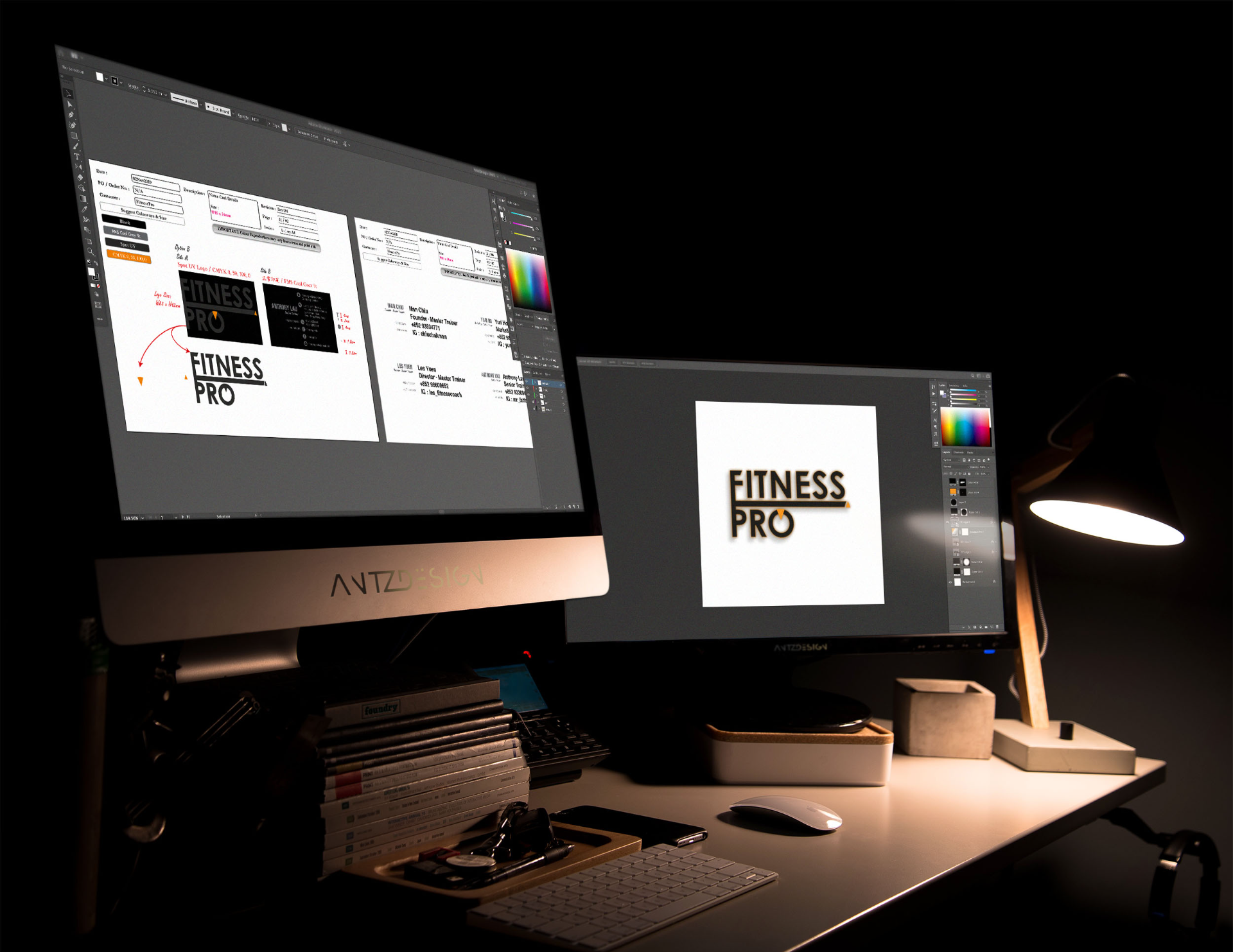 Fitnesspro-Business Card Details