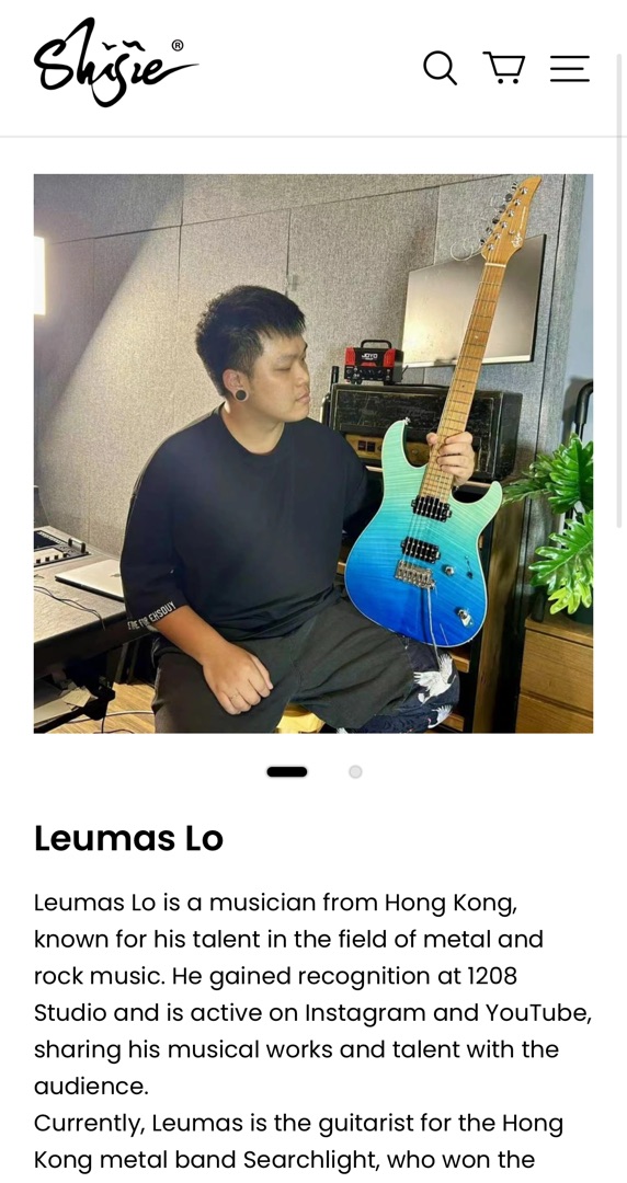 Shijie Guitars 品牌香港區Artist