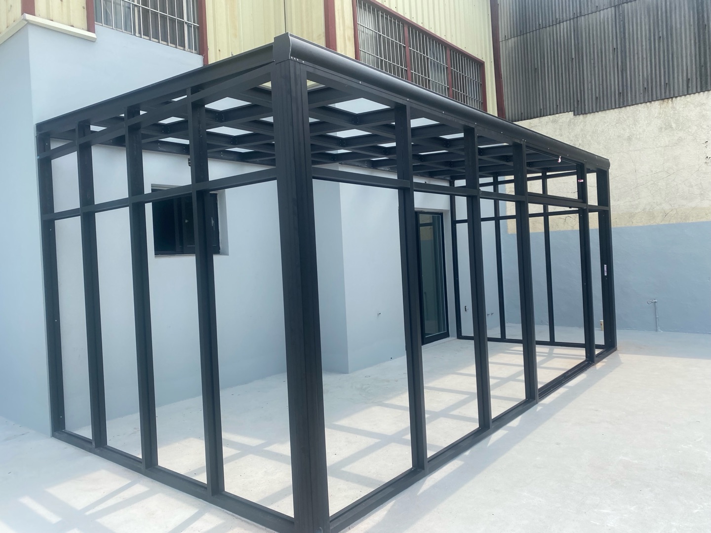 玻璃屋搭建