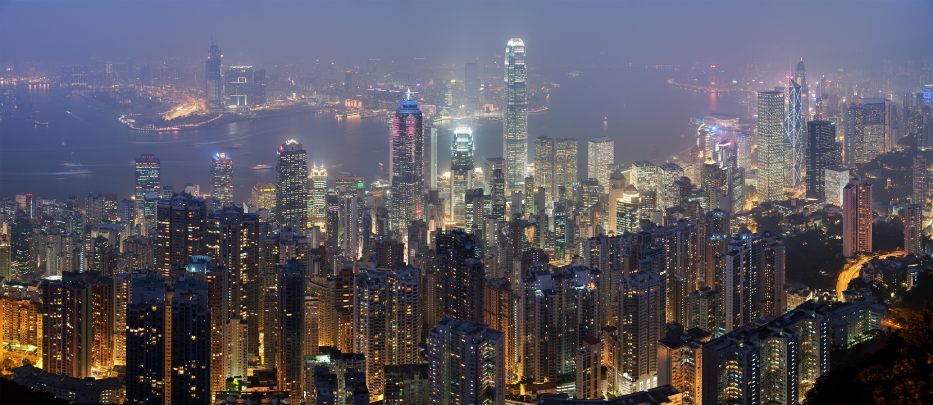 Hong Kong night screen