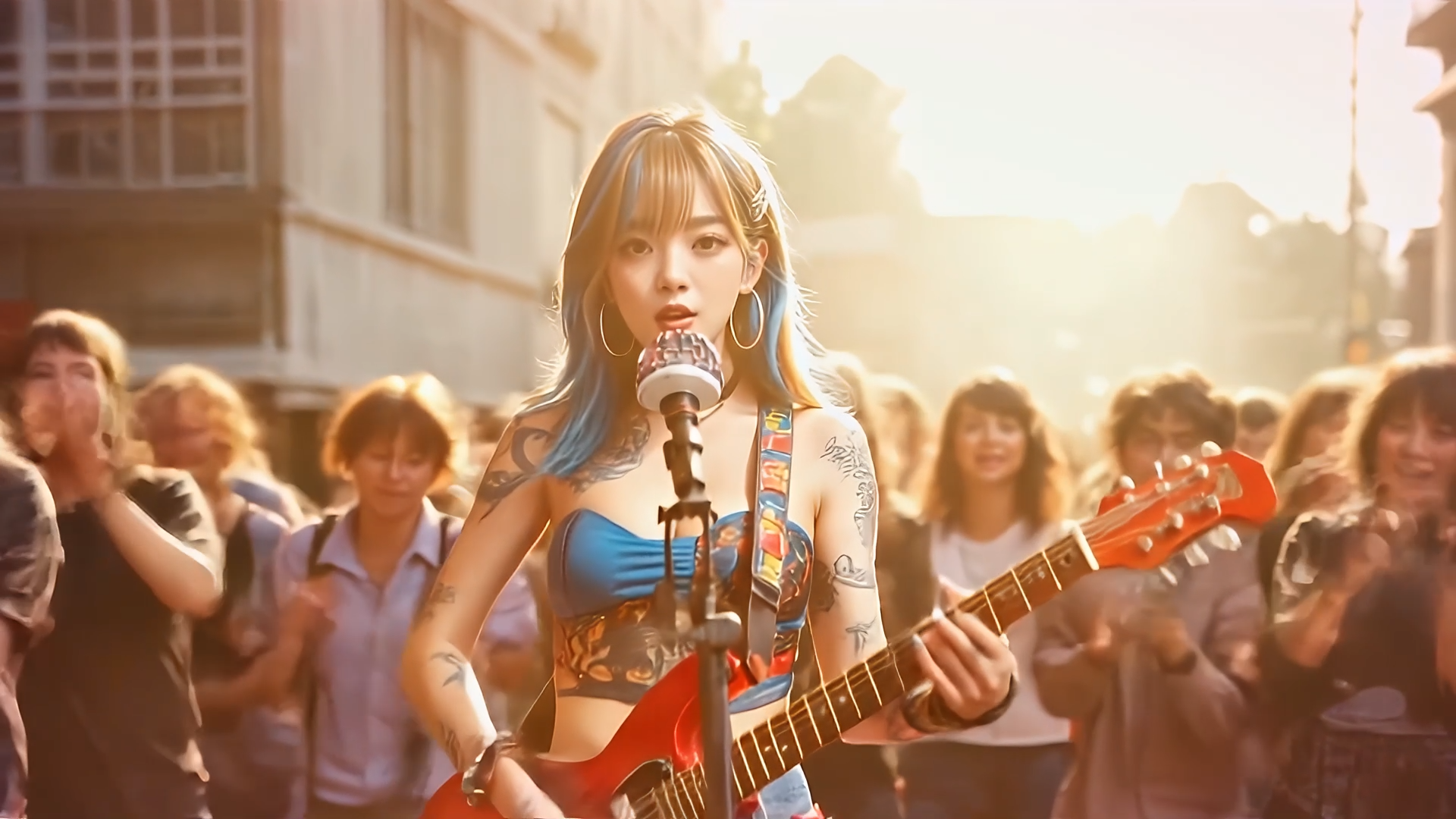 AI生成music video視頻製作。