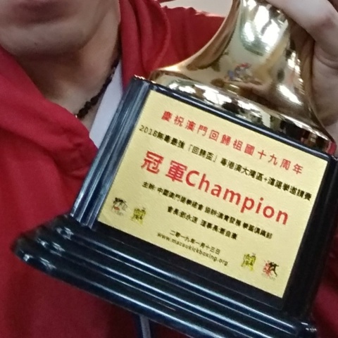 《2018粵港澳大灣區+滬踼拳賽-冠軍》