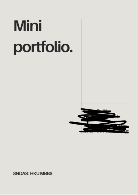 可寫Mini Portfolio (0% AI)